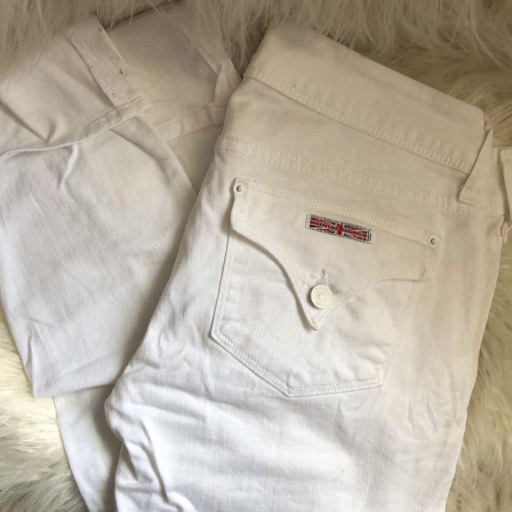 Hudson white jeans